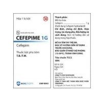 Cefepime 1g - Dược phẩm Euvipharm