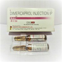 Dimercaprol Injection IP (B.A.L) 100mg/2ml – Thuốc giải độc kim loại nặng