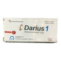 Darian 1 (Acenocoumaral 1 mg) - Thuốc tác dụng lên quá trình đông máu