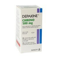 Depakin Chrono 500 mg (Acid valproic natri) – Thuốc chống co giật/ động kinh, Pháp