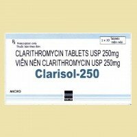 Clarithromycin (Clarisol 250) - Ấn Độ